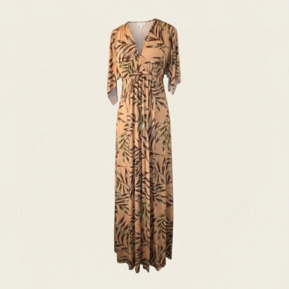 Rachel Pally Palm Print Caftan Maxi Dress XS NWT Modal Maternity Resort - Picture 1 of 16